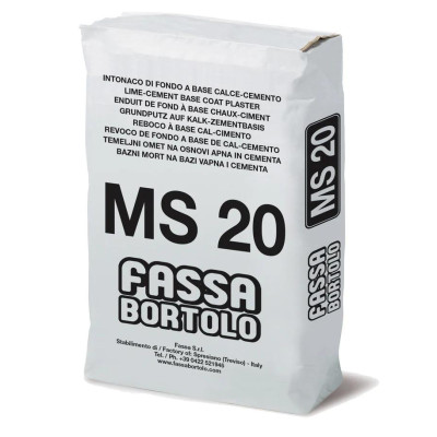 INTONACO MS 20 KG. 25 malta muratura FASSA