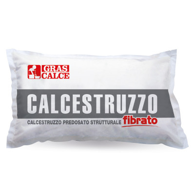 CALCESTRUZZO CERTIFICATO FIBRORINFORZATO KG. 25 GRAS CALCE