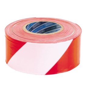 NASTRO SEGNALETICO BIANCO-ROSSO ML. 500 alta resistenza