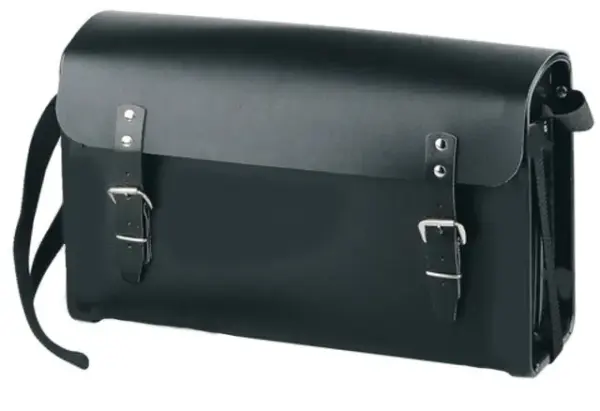 BORSA CUOIO NERO CM. 55 P/IDRAULICO