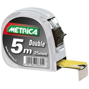 FLESSOMETRO ML. 5 mm. 25 argento "METRICA"