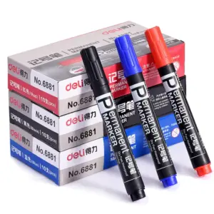 PENNARELLO INDELEBILE NERO-ROSSO-BLU