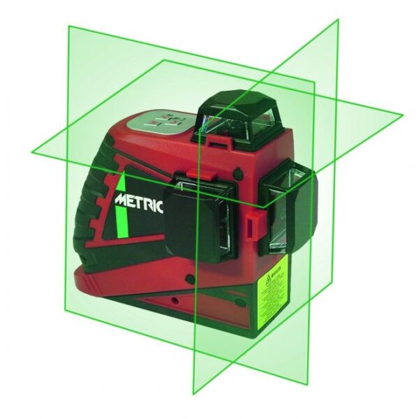 LIVELLA LASER "METRICA" 3D fascio VERDE + RICEVITORE