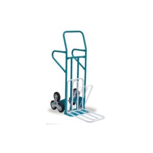 CARRELLO PORTASACCHI ACCIAIO tre ruote p/gradini