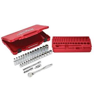 CASSETTA SET PZ. 32 BUSSOLE 3/8 "MILWAUKEE"