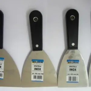 SPATOLA IN SET INOX LISCIA MM. 60-80-100-120