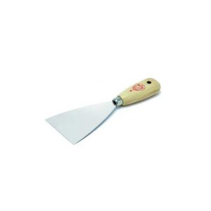 SPATOLA P/STUCCO INOX C/MANICO LEGNO 501 MM. 100 "ANCORA"