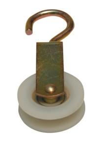 CARRUCOLA TEFLON DIAM. 20 C/CUSCINETTI "VERONI"