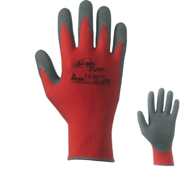 GUANTI NITRILE NINJA ROSSO "NERI"