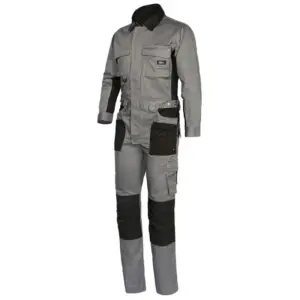 TUTA "ISSA" BICOLORE GRIGIO-NERO 7070 083
