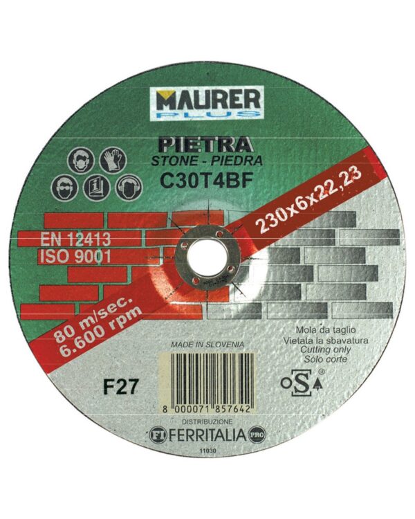 DISCO SBAVATURA EDILIZIA MM. 230X6.4