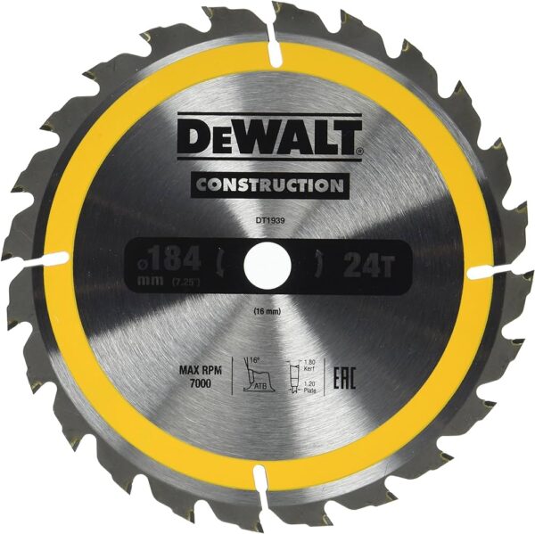 DISCO WIDIA UNIVERSAL DIAM. 184 DT1938-QZ "DEWALT"