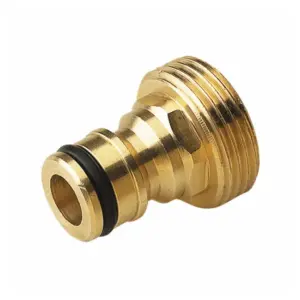 RACCORDO ACQUA OTTONE PRESA MASCHIO P/RUBINETTO 3/4