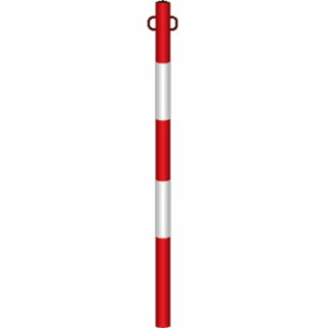 COLONNINA FERRO B-ROSSA CM. 90 C/BASE FERRO