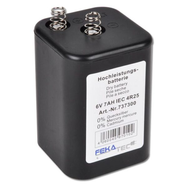 BATTERIA P/LANTERNA LAMPEGGIANTE 6V 7 AH
