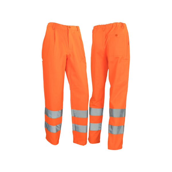 PANTALONE ALTA VISIBILTA' ARANCIO 8430N
