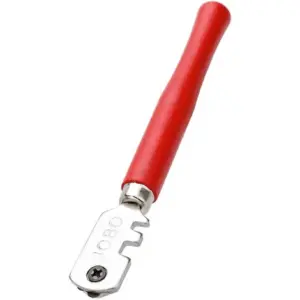 TAGLIAPIASTRELLE C/MANICO LEGNO =TIPO MATITA=