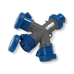 ADATTATORE TRIPLA 16A V220 3 poli cod. VB-1452