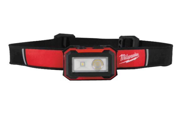 PILA RICARICABILE FRONTALE IRHL450 Lumen "MILWAUKEE"