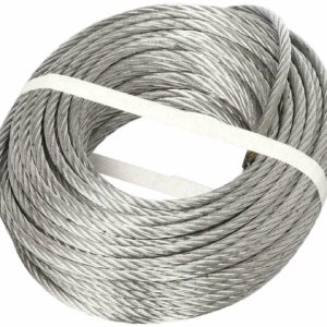 FUNE ACCIAIO COMMERCIALE ZINC. MM. 4 ML. 25