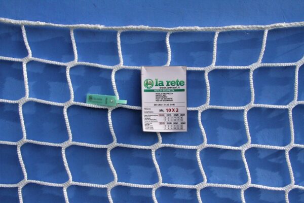 RETE SICUREZZA "U" MISURA ML. 2X10 MAGLIA CM. 10X10 DIAM. 6
