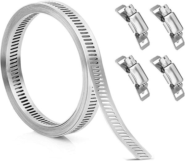 FASCETTA IN KIT NASTRO 14XML. 3 INOX