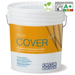 PITTURA TRASPIRANTE "FASSA" COVER UP LT. 14 elevato punto di bianco