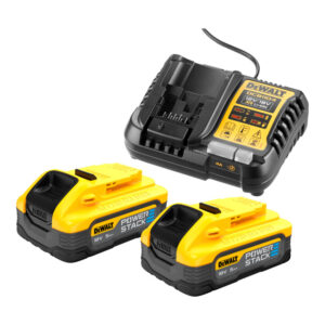 BATTERIA 18V IN KIT DCB1104H2-QW 2batterie Power 5Ah+carica "DEWALT"