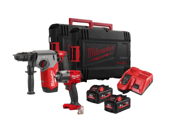 TASSELLATORE BATTERIA KIT M18 FPP2BA-552X+AVVITATORE IMPULSI "MILWAUKEE"