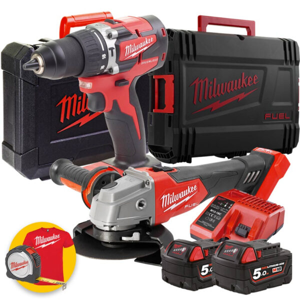 SMERIGLIATRICE BATTERIA KIT M18 FSAG125X+ CBLPD TRAPANO "MILWAUKEE"