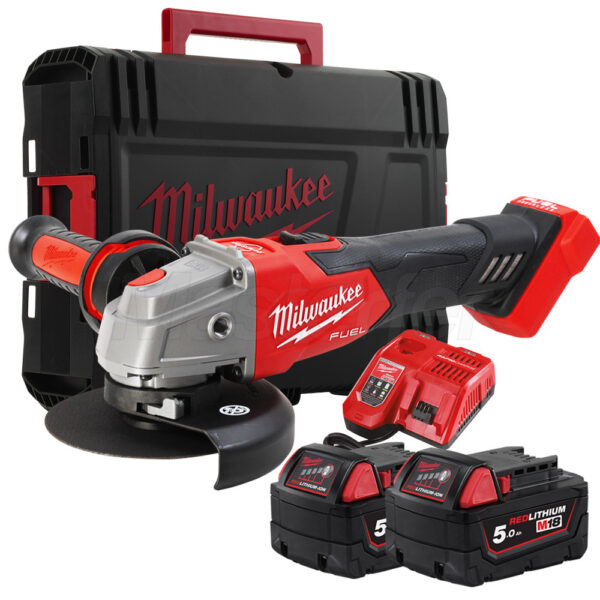 SMERIGLIATRICE BATTERIA 18V M18 FSAG125XB-502X "MILWAUKEE"