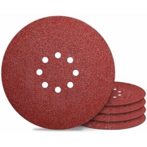 DISCO ABRASIVO C/VELCRO CARTA P/LEVIG diam. 225 grana 60-320