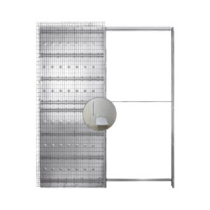 TELAIO P/SCORR. INTONACO "UNICO" SP. 15 CM. 70X200-210 "ECLISSE"