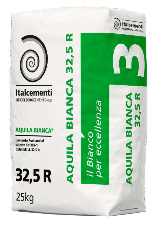 ROCCABIANCA CEM II/B-LL 42.5 R KG. 5 CEMENTO BIANCO HEIDELBERG