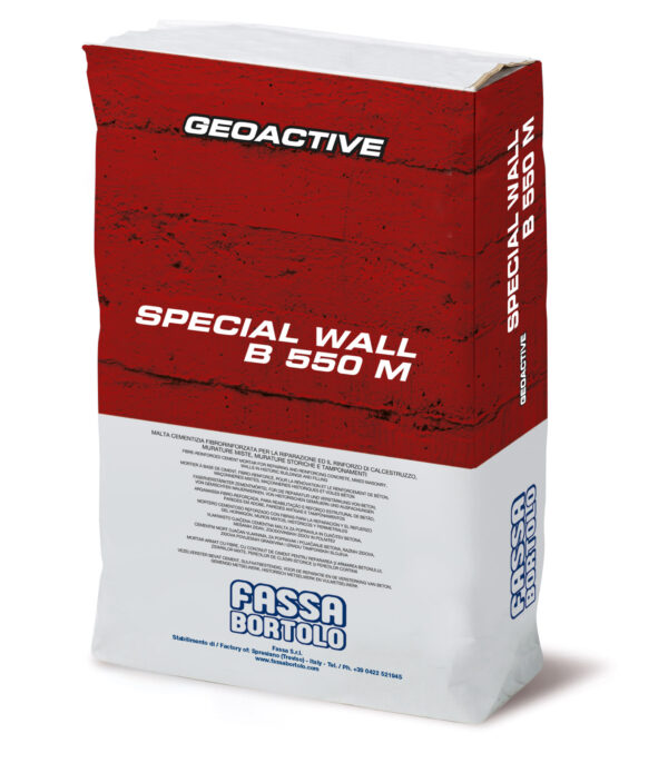 SPECIAL WALL B 550 M KG. 25 malta rapida tixotropica fibrata R4