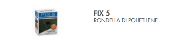 FIX 5 scatola PZ. 500 solo rondelle