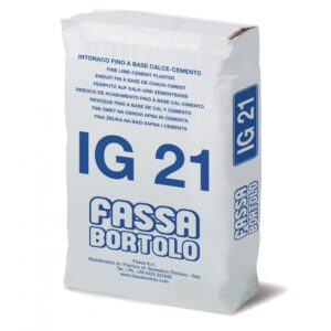 INTONACO IG 21 KG. 25 bianco "FASSA"