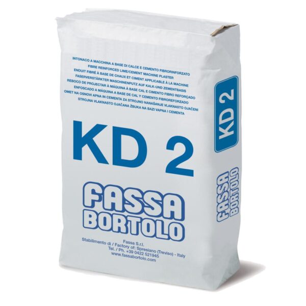 INTONACO KD 2 KG. 25 calce cemento fibrato "FASSA"