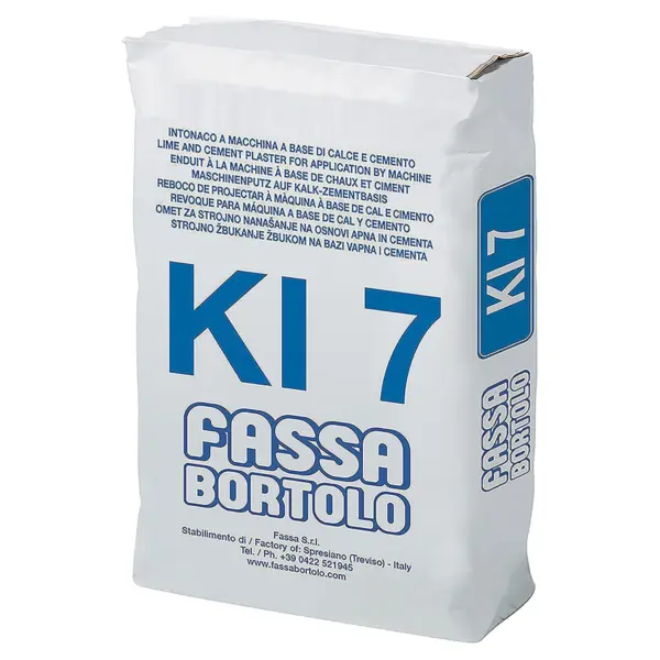 INTONACO KI 7 KG. 25 idrofugato "FASSA"