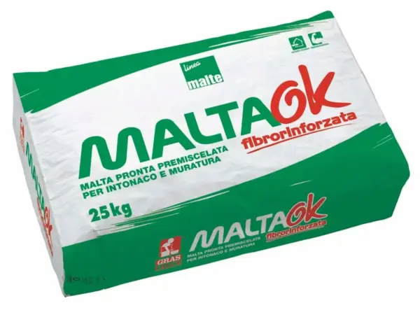 MALTA OK FIBRORINFORZATA KG. 25 "GRAS CALCE"