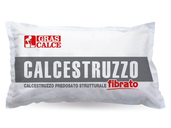 CALCESTRUZZO CERTIFICATO FIBRORINFORZATO KG. 25 "GRAS CALCE"