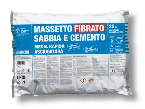 MASSETTO FIBRORINFORZATO KG 25 "SABBIE PARMA" vendita solo bancale