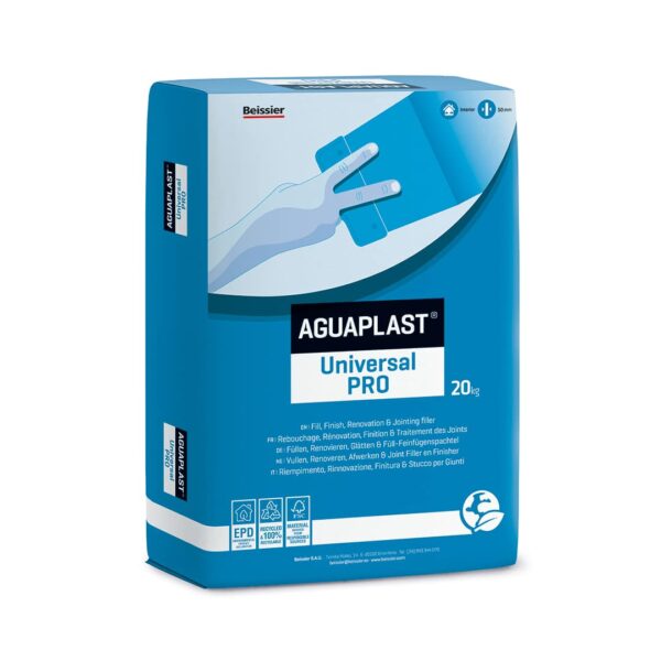 STUCCO MONTBLANC KG. 15 "AGUAPLAST" per riempimento e finitura