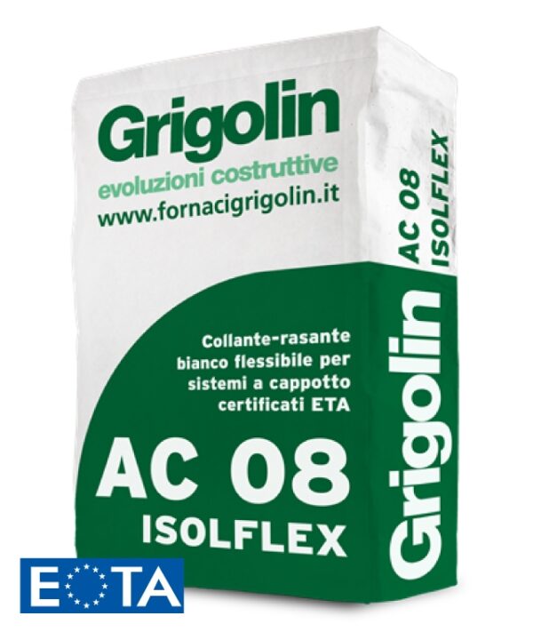 AC 08 ISOLFLEX collante-rasante per cappotto "GRIGOLIN"