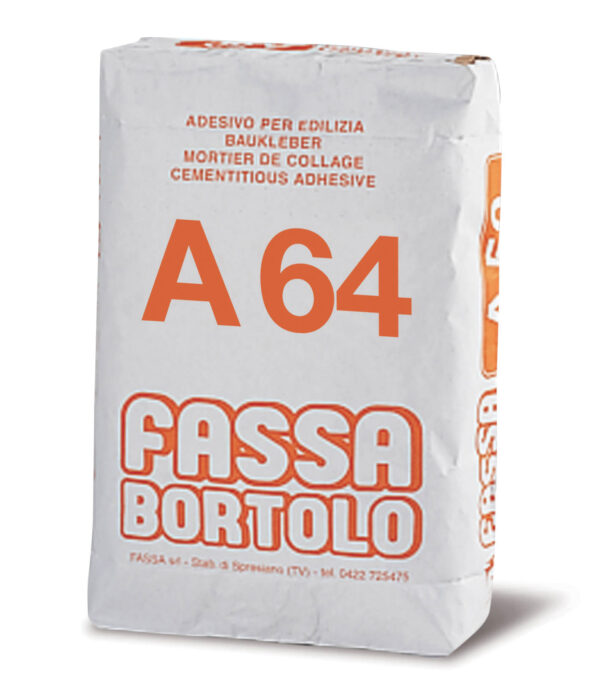 A 64 KG. 25 collante-rasante per malta "FASSA"