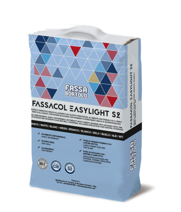 FASSACOL EASYLIGT C2 TE S2 KG. 15 collante allegerito utraelastico