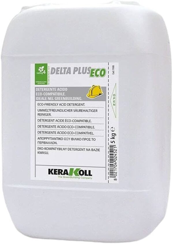DELTA PLUS KG. 5 detergente acido all'acqua "KERAKOLL"