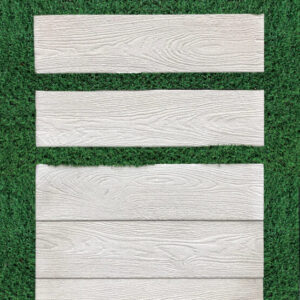 PIASTRE DOGA LEGNO CM. 100X25X8 BIANCO QUARZO "MICHIELETTO"