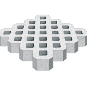 GRIGLIATO CEMENTO CM. 50X50 GRIGIO "FAVARO 1"