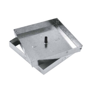 CHIUSINO ZINC. RIVESTIMENTO 15/10 CM. 25X25X5